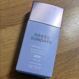 Never used Naked Sundays glow drops in Pearl